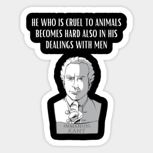 Kant quote Sticker